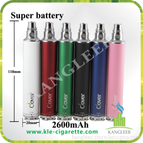 Wholesale! ! Super 2600mAh Variable Voltage Battery, 3.3V-4.8V Clover Battery